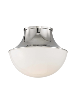 Hudson Valley Lighting Lettie Ceiling Lamp - Polished Nickel