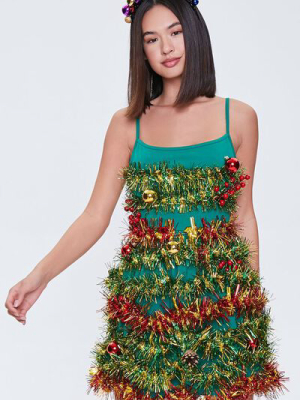 Tinsel Garland Mini Dress