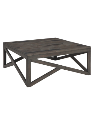 Haroflyn Square Cocktail Table Gray - Signature Design By Ashley