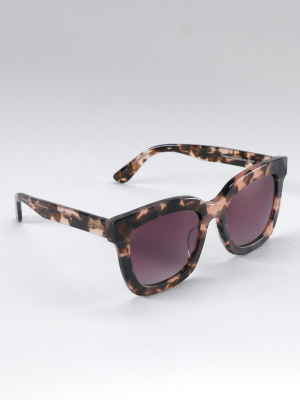 Carson - Himalayan Tortoise + Rose Gradient + Polarized Sunglasses