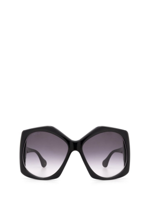 Gucci Eyewear Heptagon Frame Sunglasses