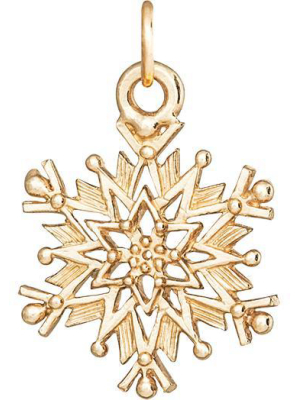 Large Snowflake Charm