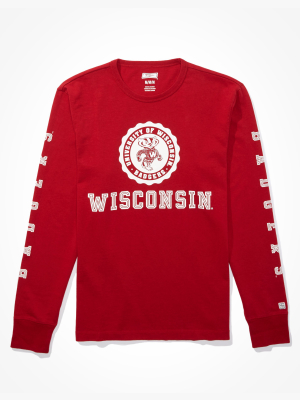 Tailgate Men's Wisconsin Badgers Long-sleeve T-shirt