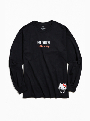 Hello Kitty Go Vote Long Sleeve Tee