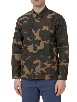 Carhartt Wip Michigan Camouflage Print Shirt