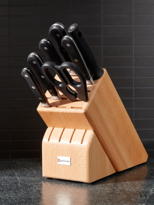 Wusthof ® Classic Deluxe 8-piece Knife Set With Natural Block