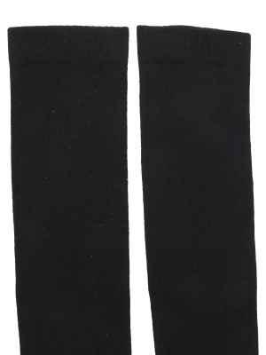 Rick Owens Drkshdw Logo Intarsia Socks