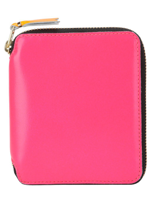 Comme Des Garçons Wallet Colour-block Zip Wallet