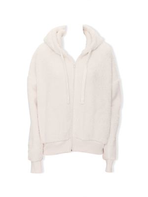 Plush Zip-up Hoodie