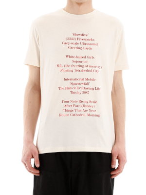 Raf Simons History Of The World T-shirt