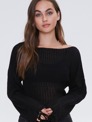 Shadow-striped Sweater