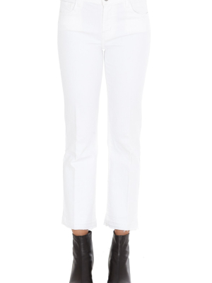 J Brand Selena Mid-rise Cropped Boot Cut Jeans