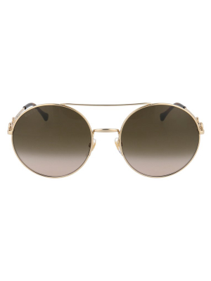 Gucci Eyewear Round Frame Sunglasses