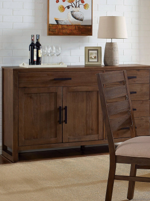 Cayne Dining Server Dark Oak - Homes: Inside + Out