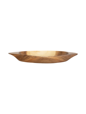 Wooden Handled Bowl