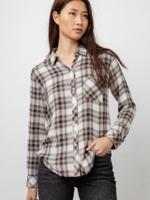 Hunter Shirt - Ivory Coal Blush