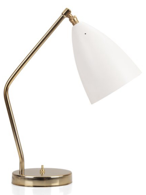 Grasshopper Table - Grasshopper Table Lamp, White