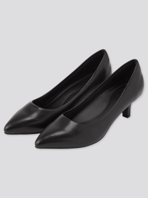 Women Comfort Feel Touch Heeled Shoes (smooth)