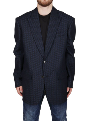 Valentino Optical Motif Detailed Jacket