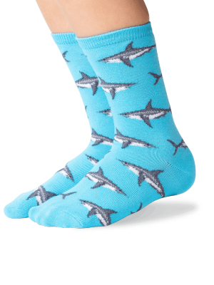 Kid's Great White Sharks Crew Socks