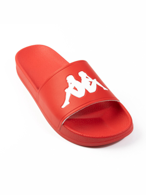 Authentic Adam 2 Slides - Red White