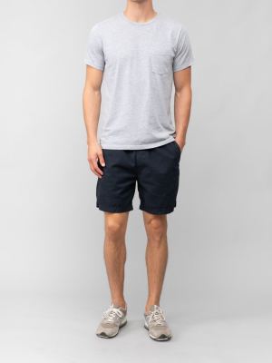 Men's Light Twill Easy Short Navy