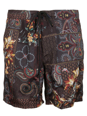 Etro Printed Swimming Shorts