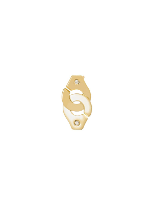 Menottes R8 Earring - Yellow Gold