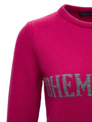 Alberta Ferretti Bohemian Life Crewneck Sweater