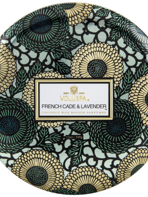 3 Wick Decorative Candle In French Cade Lavender