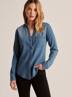 Boyfriend Chambray Shirt