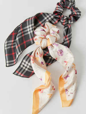 Lana Silk Scarf Scrunchie