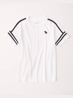 Shoulder Stripe Icon Tee