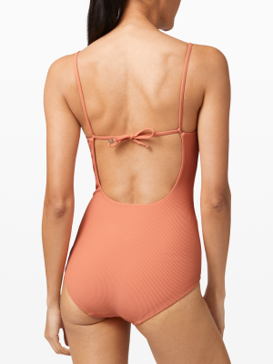 Pool Play Full Bum One-piece Online Only