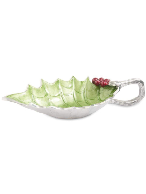 Julia Knight Holly Sprig Sauce Boat In Mojito