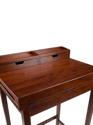 Brighton High Desk Walnut - Winsome