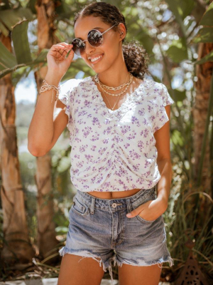 Carol Floral Blouse - Final Sale