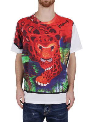 Kenzo X Kansai Yamamoto Leopard Print T-shirt