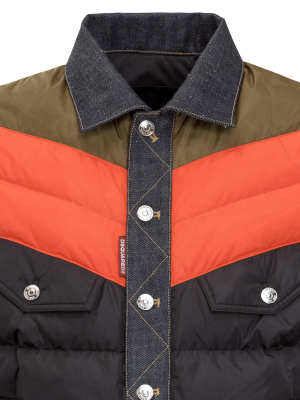 Dsquared2 Panelled Padded Coat