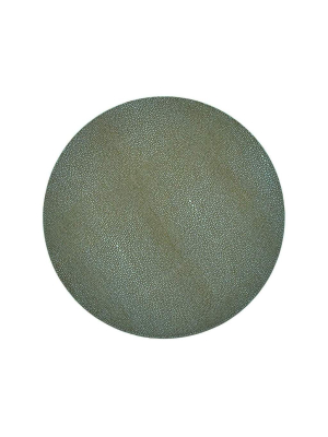 Kim Seybert Shagreen Placemat In Sage - Set Of 4