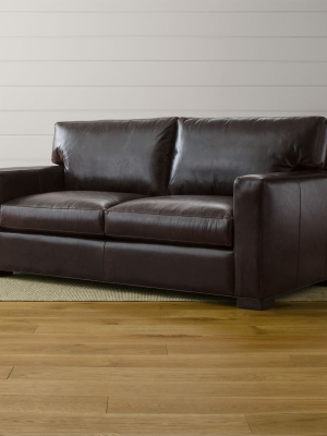 Axis Ii Leather Full Sleeper Sofa With Air Mattress