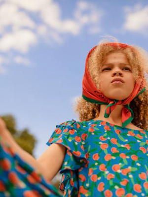 Bobo Choses All Over Oranges Flamenco Dress