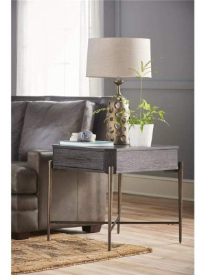 Alchemy Living Gallery Bruno End Table - Black