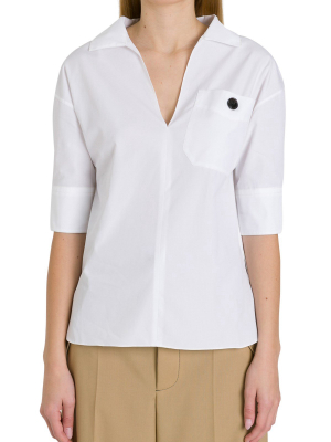 Marni V-neck Quarter Sleeve Shirt