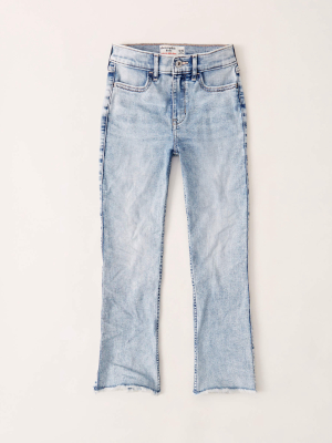 High Rise Ankle Flare Jeans