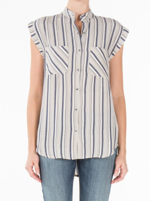 Mason Sleeveless - Highway Stripe