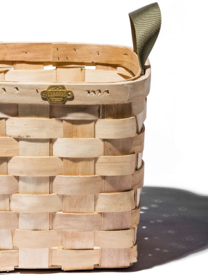 Wooden Basket Natural Square