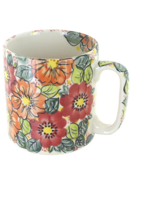 Blue Rose Polish Pottery Marigold Surprise Coffee Mug