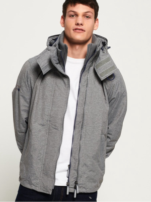 Hooded Technical Pop Zip Sd-windcheater Jacket