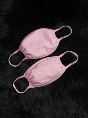 Pink Face Masks: Two Pack